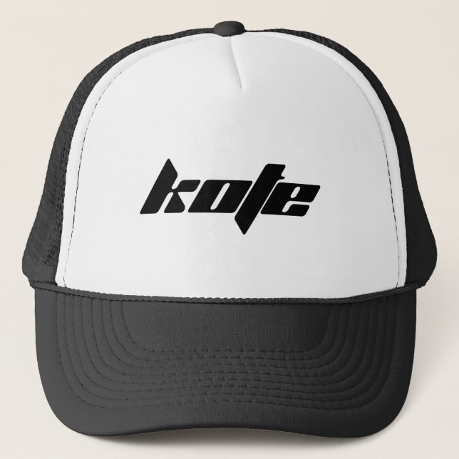 KOTE Hat Black and White (Front)