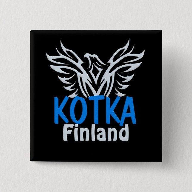 Kotka Finland button (Front)