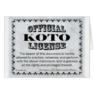 Koto License