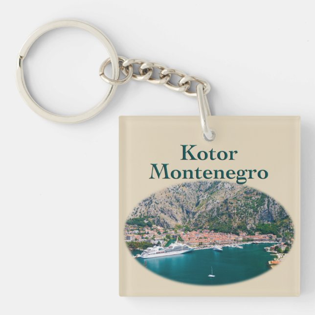 Kotor, Montenegro Key Ring (Front)