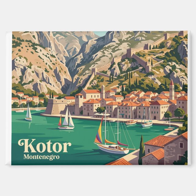 Kotor Montenegro Magnet (Front)