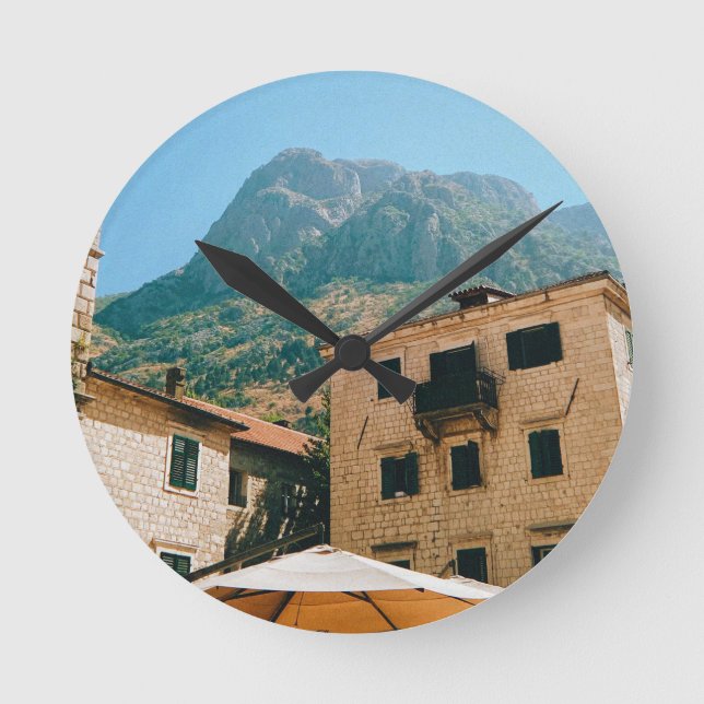 Kotor - Montenegro  Round Clock (Front)