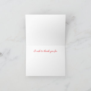 Kotor, Montenegro Thank You Card