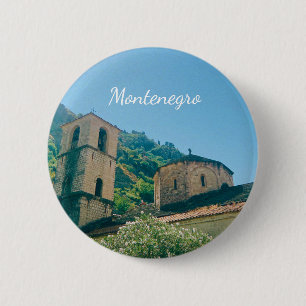 Kotor, Montenegro - Travel Souvenir 6 Cm Round Badge