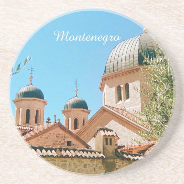 Kotor, Montenegro travel souvenir Coaster (Front)