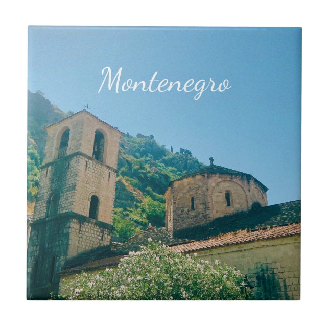 Kotor, Montenegro - Travel Souvenir Tile (Front)