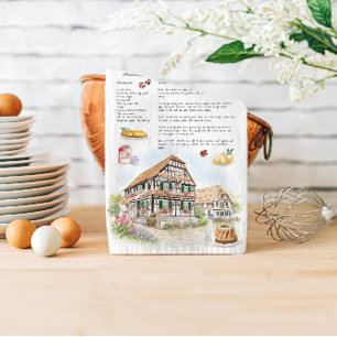 Kougelhopf d’Alsace   French Recipe Tea Towel