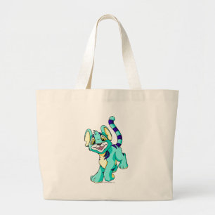 Kougra Blue Large Tote Bag