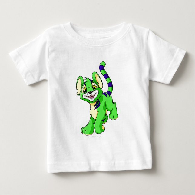 Kougra Green Baby T-Shirt (Front)