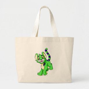 Kougra Green Large Tote Bag