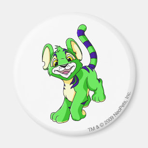 Kougra Green Magnet