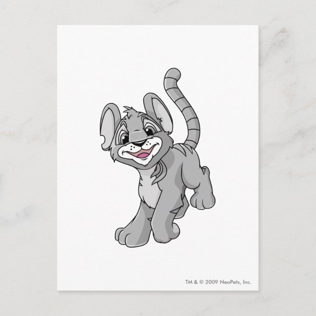 Kougra Silver Postcard (Front)
