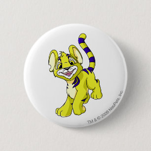 Kougra Yellow 6 Cm Round Badge