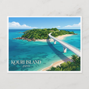 Kouri Island Nakijin Japan Postcard