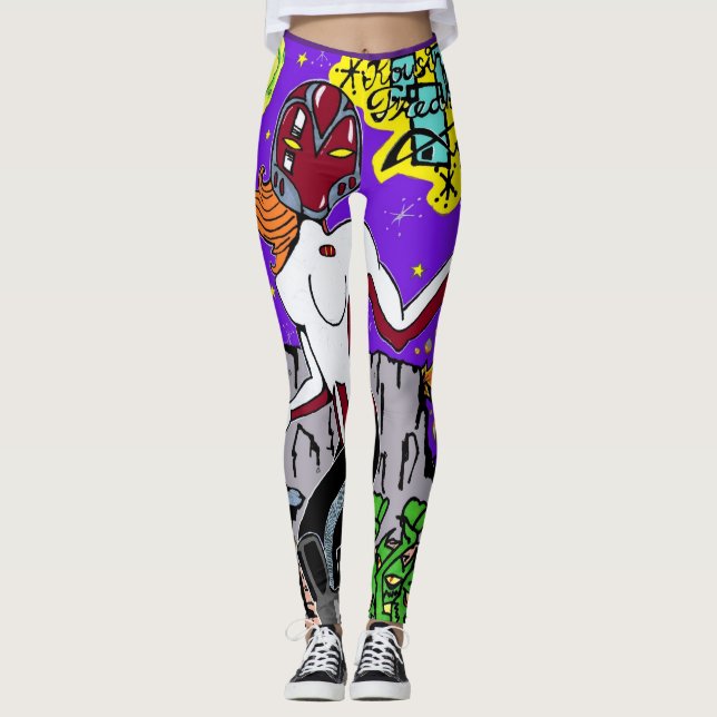 Kousin Freaky Noel space Leggings (Front)