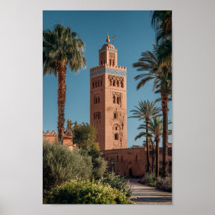 Koutoubia Mosque Marrakech - Moroccan Architectura Poster