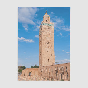 Koutoubia Mosque - Marrakech, Morocco Tissue Paper