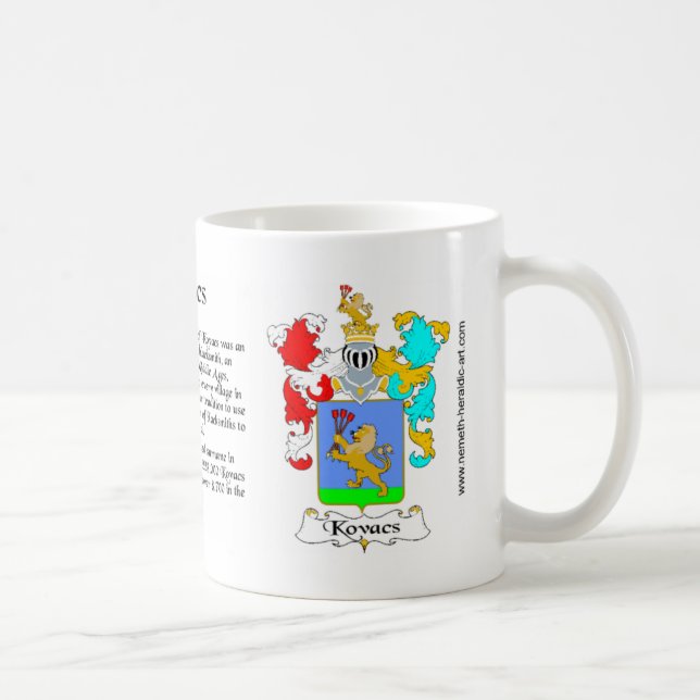 Kovacs Crest mug (Right)