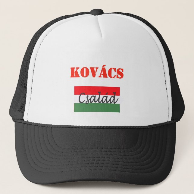 Kovacs csalad trucker hat (Front)