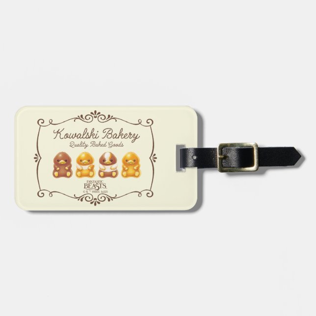 Kowalski Bakery - Baby Nifflers Luggage Tag (Front Horizontal)