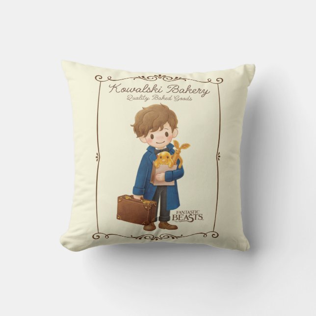 Kowalski Bakery - Newt Scamander Cushion (Front)