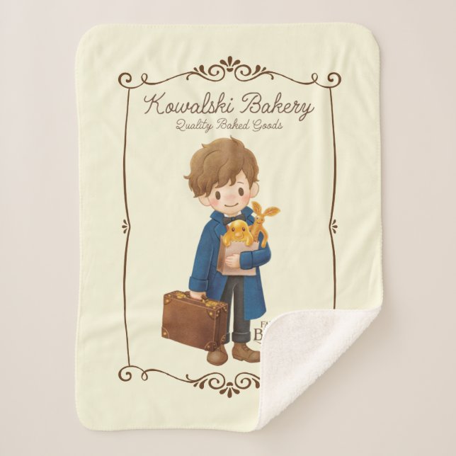 Kowalski Bakery - Newt Scamander Sherpa Blanket (Front)