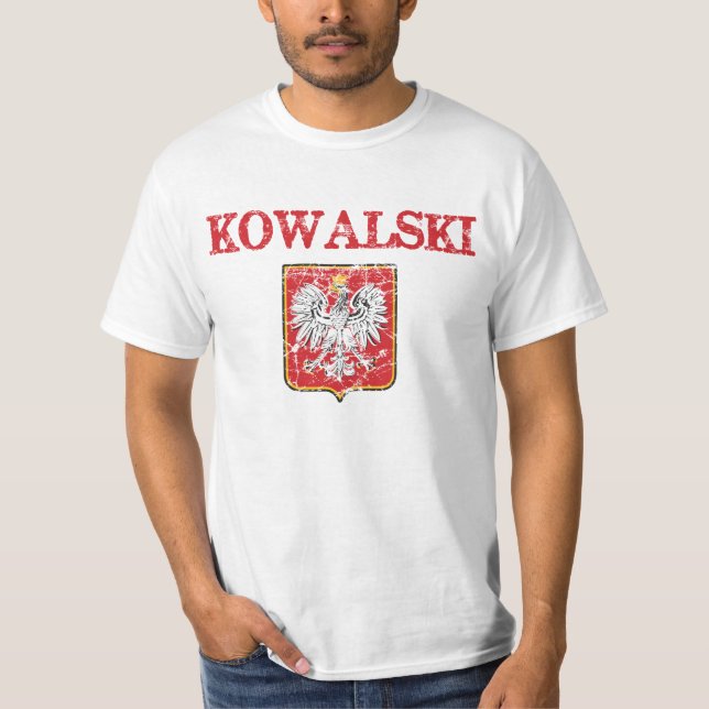 Kowalski Surname T-Shirt (Front)