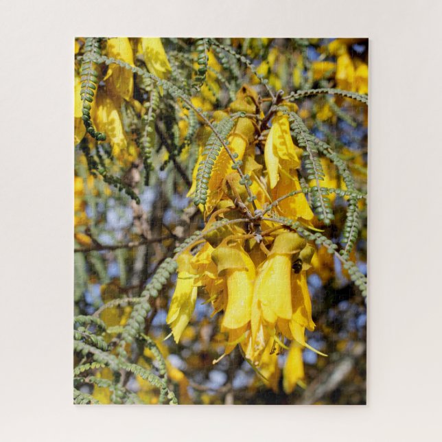 Kowhai Flowers Jigsaw Puzzle (Vertical)