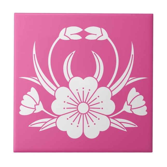 Koyama Kani Sakura Tile (Front)