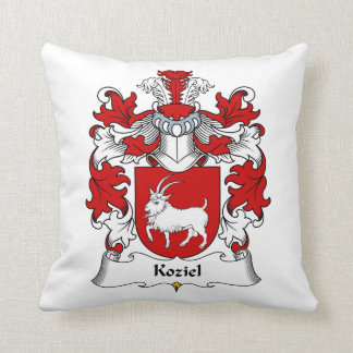 Koziel Family Crest Cushion