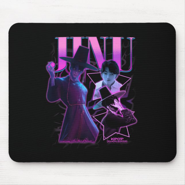 Kp Demon Hunters Halloween Jinu Showcase Y2k Style Mouse Pad (Front)