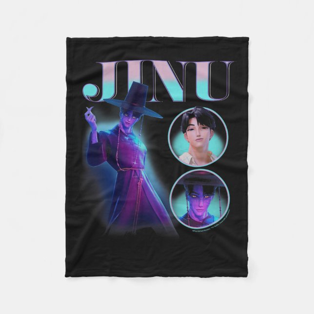 Kp Demon Hunters Halloween Jinu Y2k Style Showcase Fleece Blanket (Front)