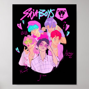 Kp Demon Hunters Halloween Saja Boys Demon Group R Poster