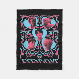 Kp Demon Hunters Halloween Saja Boys Heart Shapes Fleece Blanket