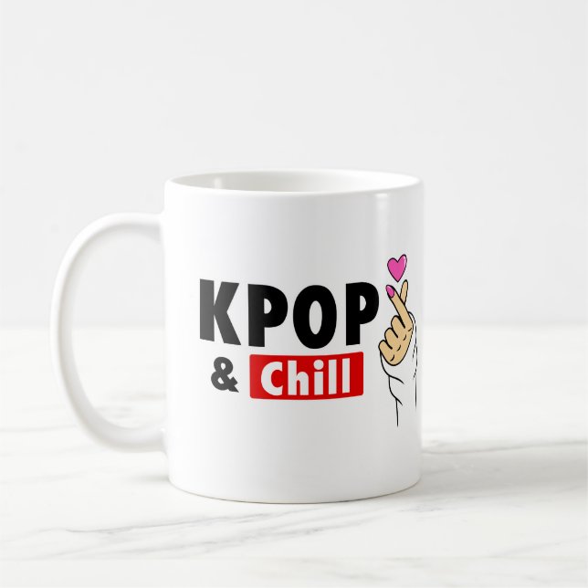 Kpop & Chill Mug (Left)