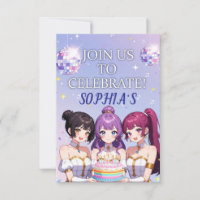 Kpop Demon Hunters Birthday Desale Invitation