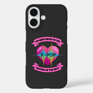 KPop Heart Sound Rhythm Music Beat Fan Design iPhone 16 Case