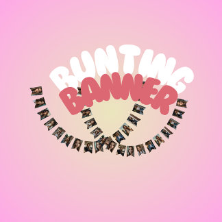 Kpop Idol Birthday Fancafe Style Photos Bunting