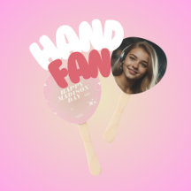 Kpop Idol Birthday Fancafe Style Set of Fans