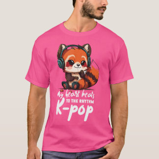 Kpop Items Bias Red Panda Korean Pop Merch K-Pop M T-Shirt