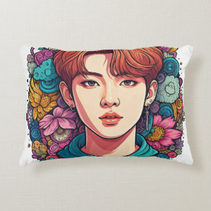 kpop kpopfan kpopfanart kpopidol kpopdrawing kpopi decorative cushion