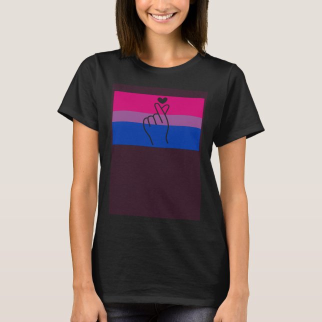 Kpop Merchandise Fan Addict Gay Bisexual Pride Fla T-Shirt (Front)