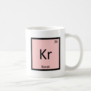 Kr - Korat Cat Chemistry Periodic Table Element Coffee Mug