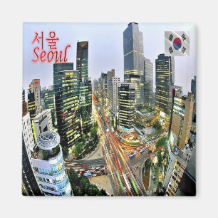 KR - South Korea - Seoul - Panorama Magnet