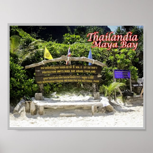 Krabi - Maya Bay - Thailand - Poster (Front)