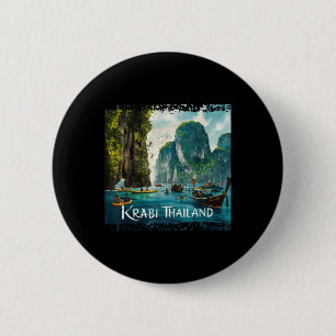 Krabi Thailand _1 6 Cm Round Badge