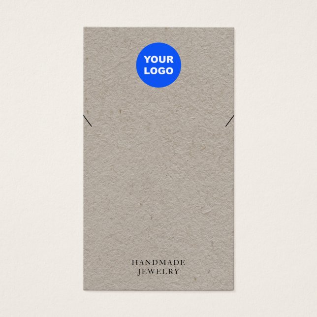 Kraft Add Logo Necklace Bracelt  Display Card (Front)