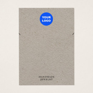Kraft Add Logo Necklace Bracelt Display Card