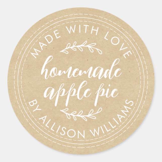 Kraft Apple Pie Food Label (Front)