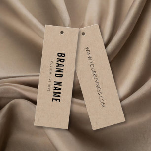 Kraft Business Product Label Hang Tag